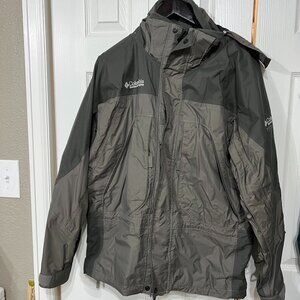 Columbia Titanium Omni Tech Interchange 3 in 1 Hooded MenM Winter Parka & Fleece